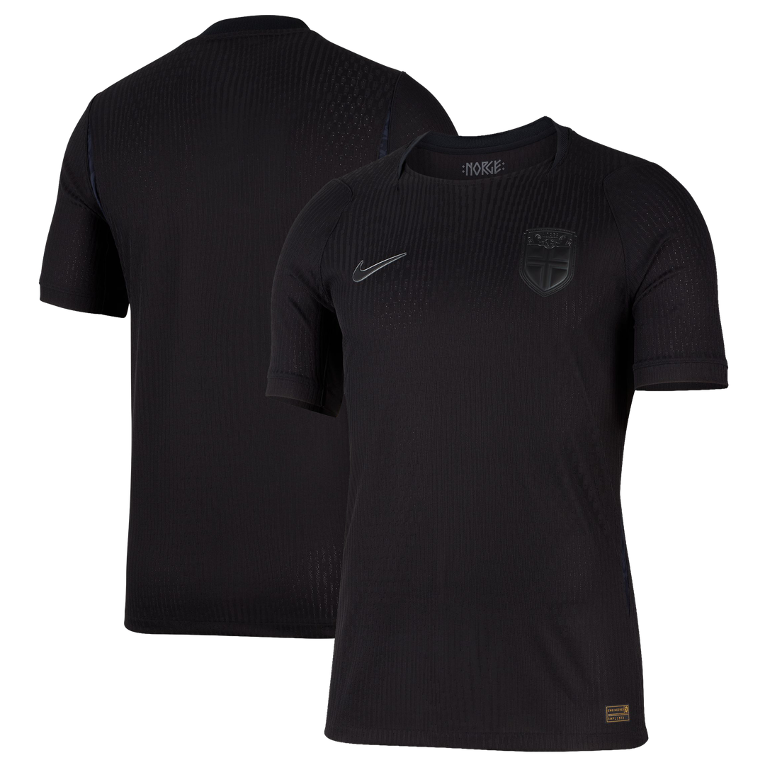 Norway National Team Nike 2026 Away Match Authentic Jersey - Black