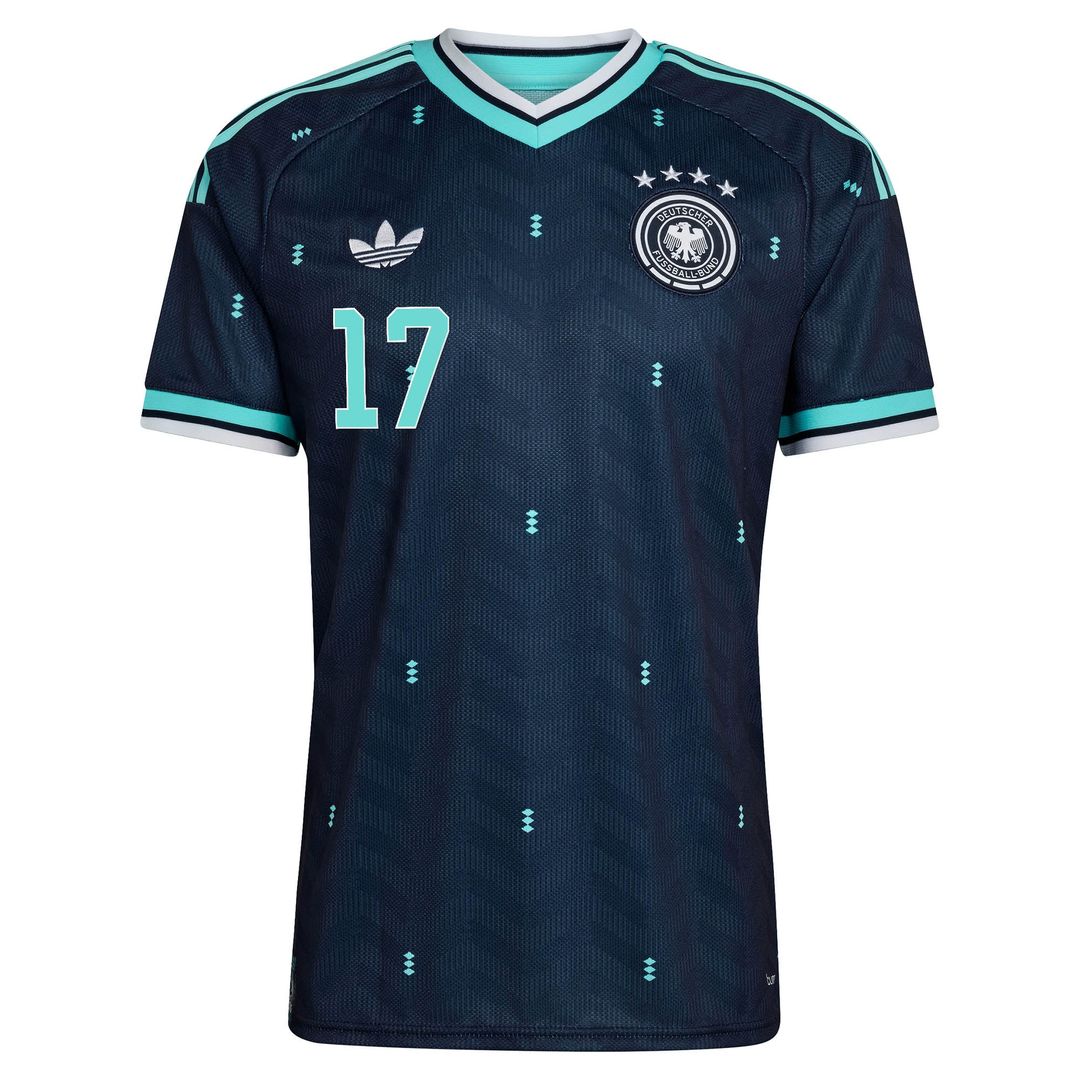 Florian Wirtz Germany National Team adidas 2026 Away Replica Jersey - Navy