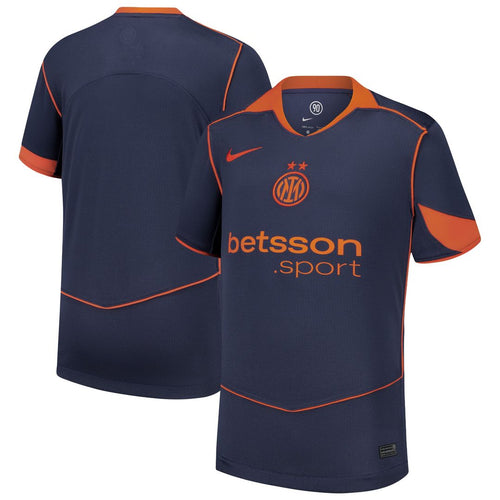 Inter Milan Nike Youth 2025/26 Third Replica Jersey - Blue