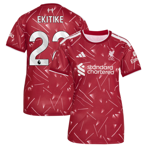 Hugo Ekitike Liverpool adidas Women's 2026/27 Home Replica Jersey - Red