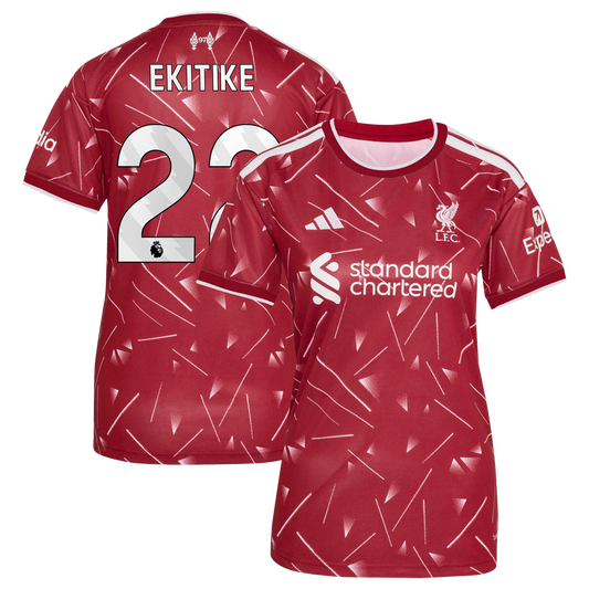 Hugo Ekitike Liverpool adidas Women's 2026/27 Home Replica Jersey - Red