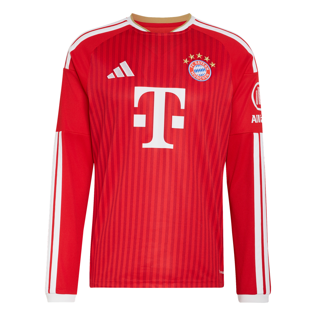 Bayern Munich adidas 2026/27 Home Replica Long Sleeve Jersey - Red