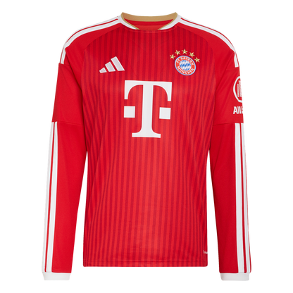 Bayern Munich adidas 2026/27 Home Replica Long Sleeve Jersey - Red