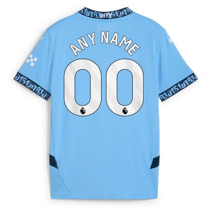 Manchester City Puma Youth 2024/25 Away Replica Custom Jersey - Navy