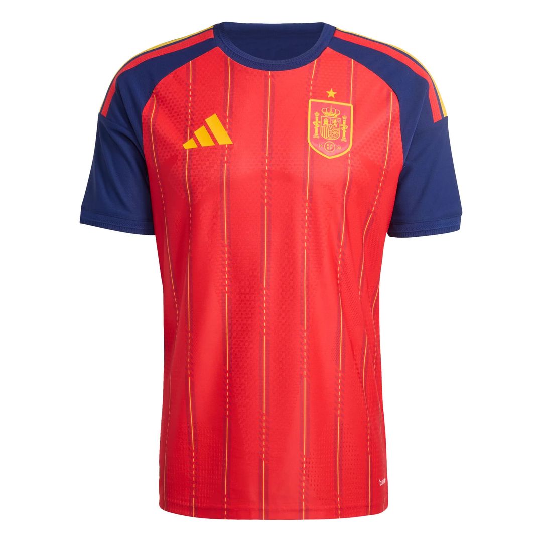 Spain National Team adidas 2026 Home On-Field Authentic Jersey - Red