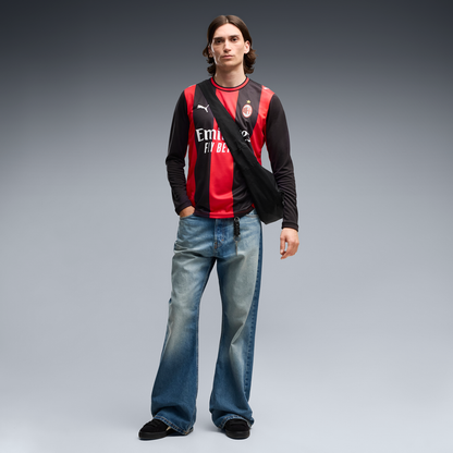 AC Milan Puma 2026/27 Home Replica Long Sleeve Jersey - Black/Red