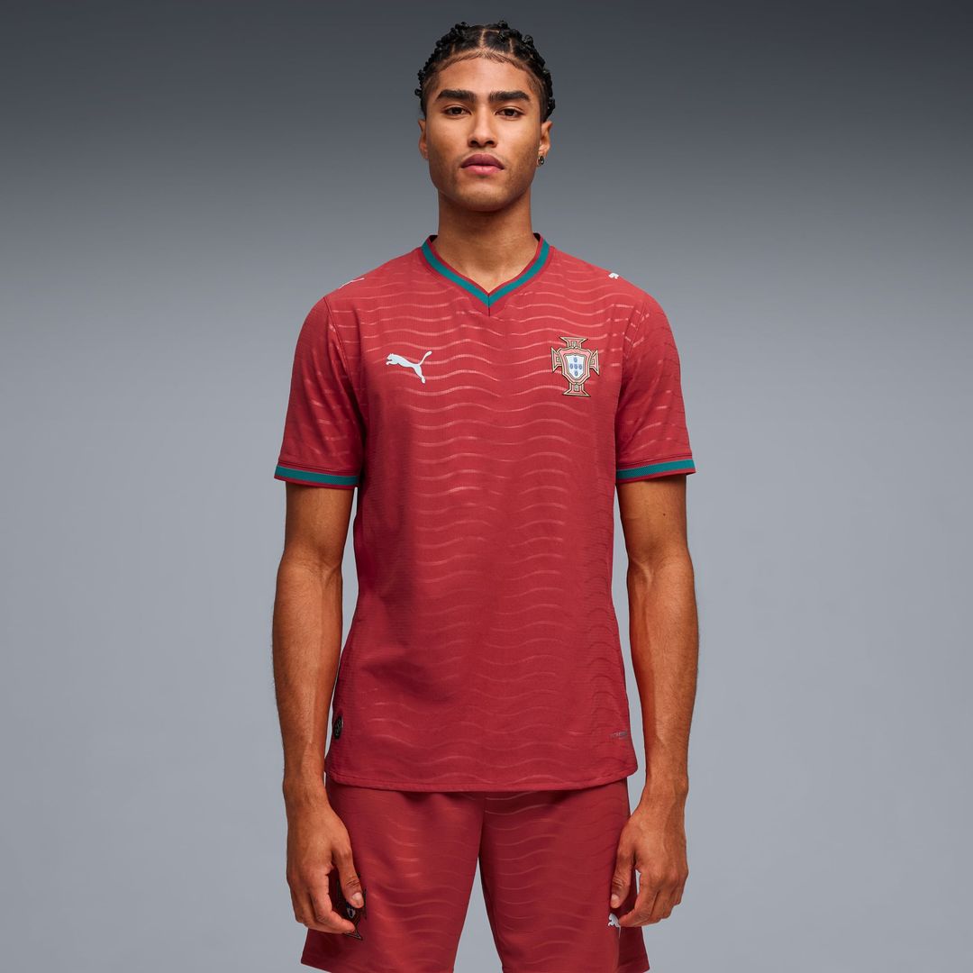 Portugal National Team Puma 2026 Home On Field Authentic Jersey - Red