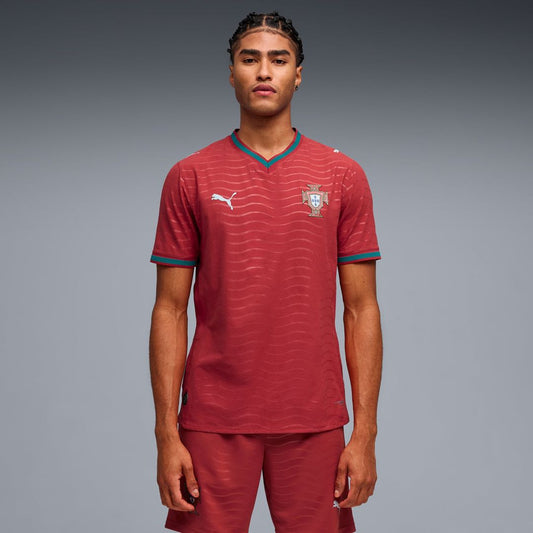 Portugal National Team Puma 2026 Home On Field Authentic Jersey - Red