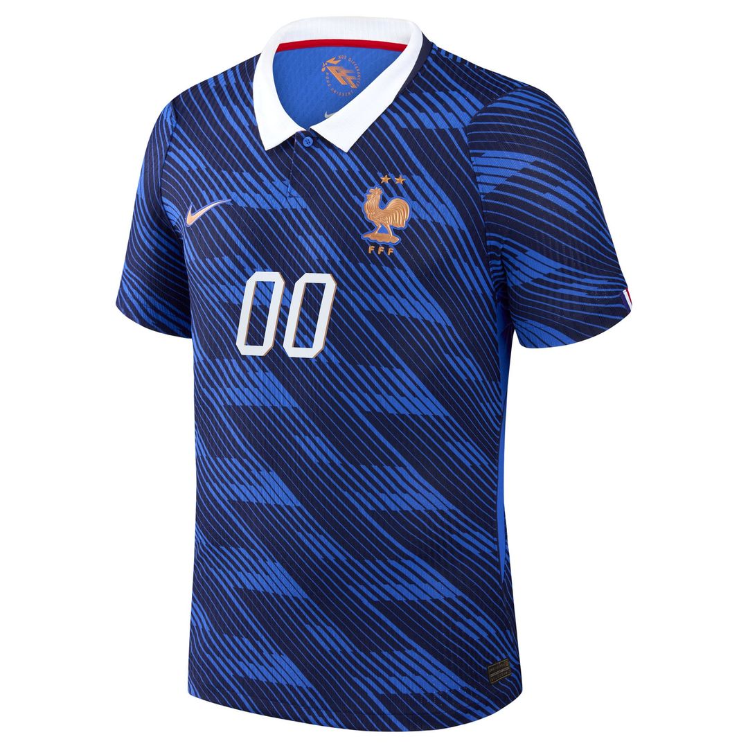 France National Team Nike 2026 Home Match Authentic Custom Jersey - Blue