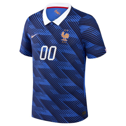 France National Team Nike 2026 Home Match Authentic Custom Jersey - Blue