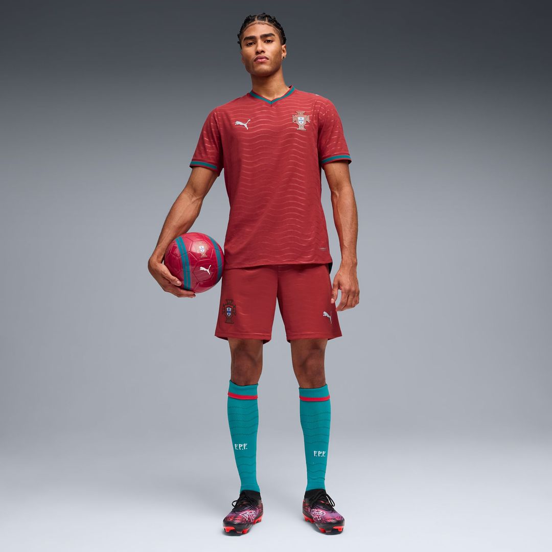 Portugal National Team Puma 2026 Home On Field Authentic Jersey - Red