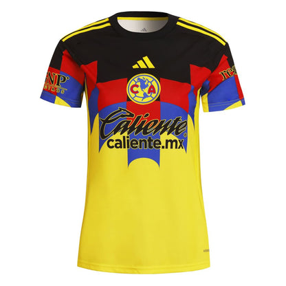 Club America adidas Women's 2025/26 Home Replica Jersey - Yellow