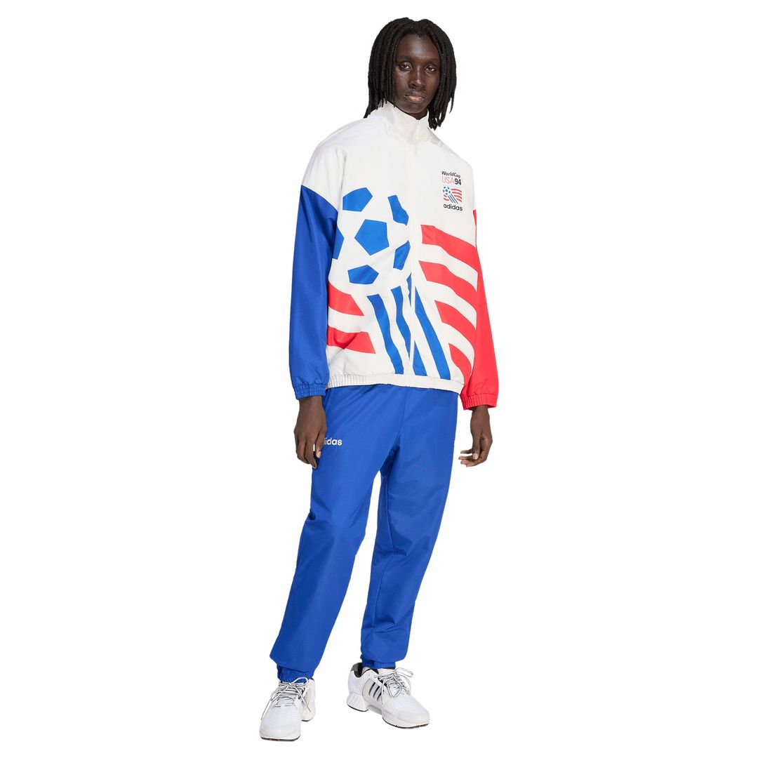USMNT adidas 1994 World Cup Full-Zip Woven Track Jacket - White