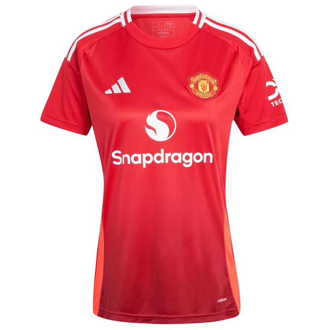 Manchester United adidas Women's 2024/25 Away Replica Custom Jersey - Navy
