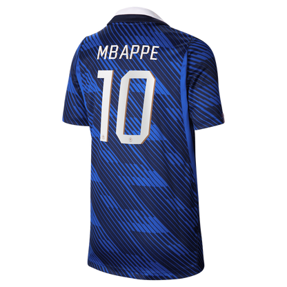 Kylian Mbappé France National Team Nike Youth 2026 Home Stadium Replica Jersey - Blue