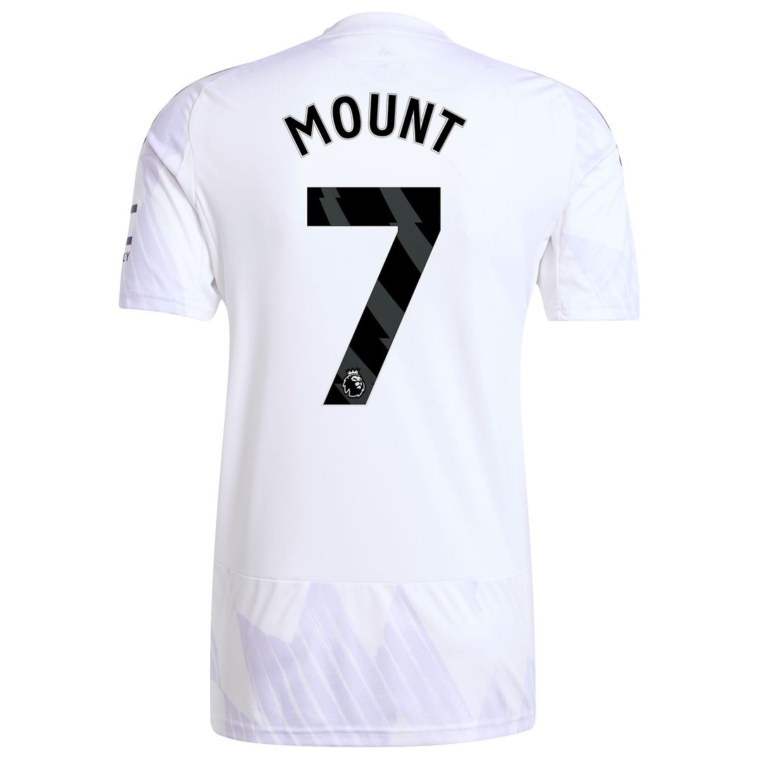 Mason Mount Manchester United adidas 2025/26 Third Replica Player Jersey - Black
