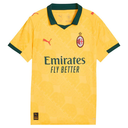 AC Milan Puma Youth 2025/26 Third Replica Jersey - Yellow