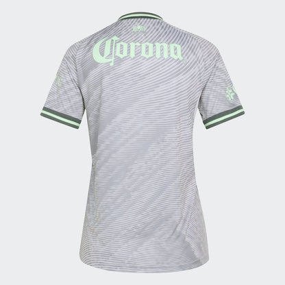 Club America adidas Women's Third 2025/26 Replica Jersey - Gray