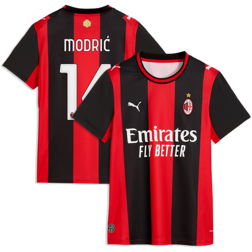 Luka Modrić AC Milan Puma Women's 2026/27 Home Replica Jersey - Black/Red