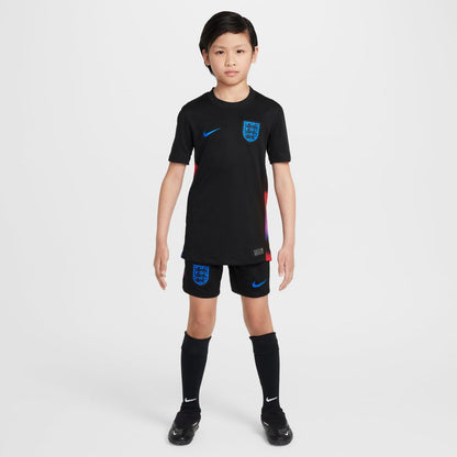England Women's National Team Nike Youth 2025/26 Away Replica Jersey - Black