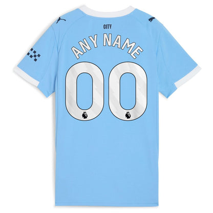 Manchester City Puma Women's 2025/26 Third Replica Custom Jersey - Green/Neon Green