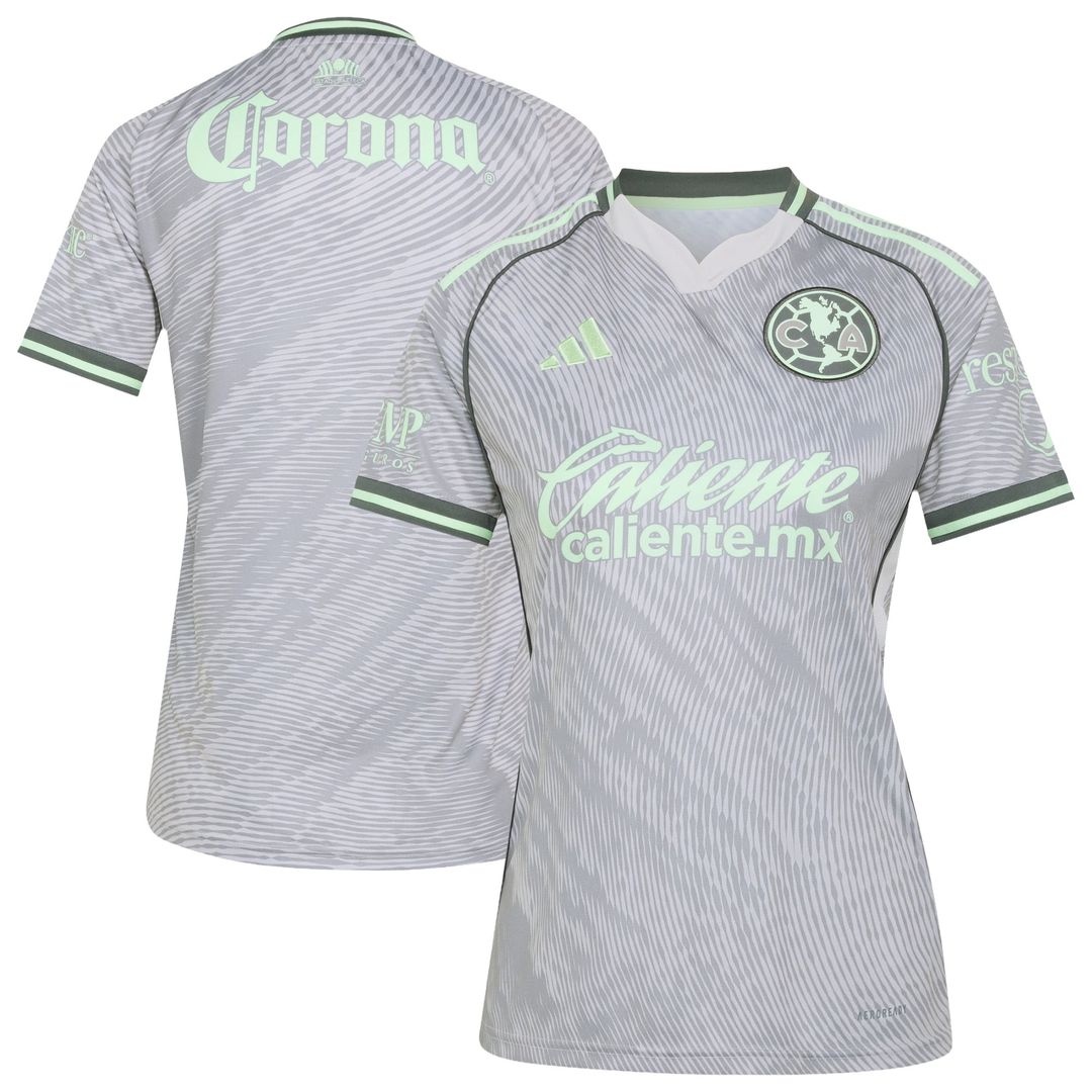 Club America adidas Women's Third 2025/26 Replica Jersey - Gray