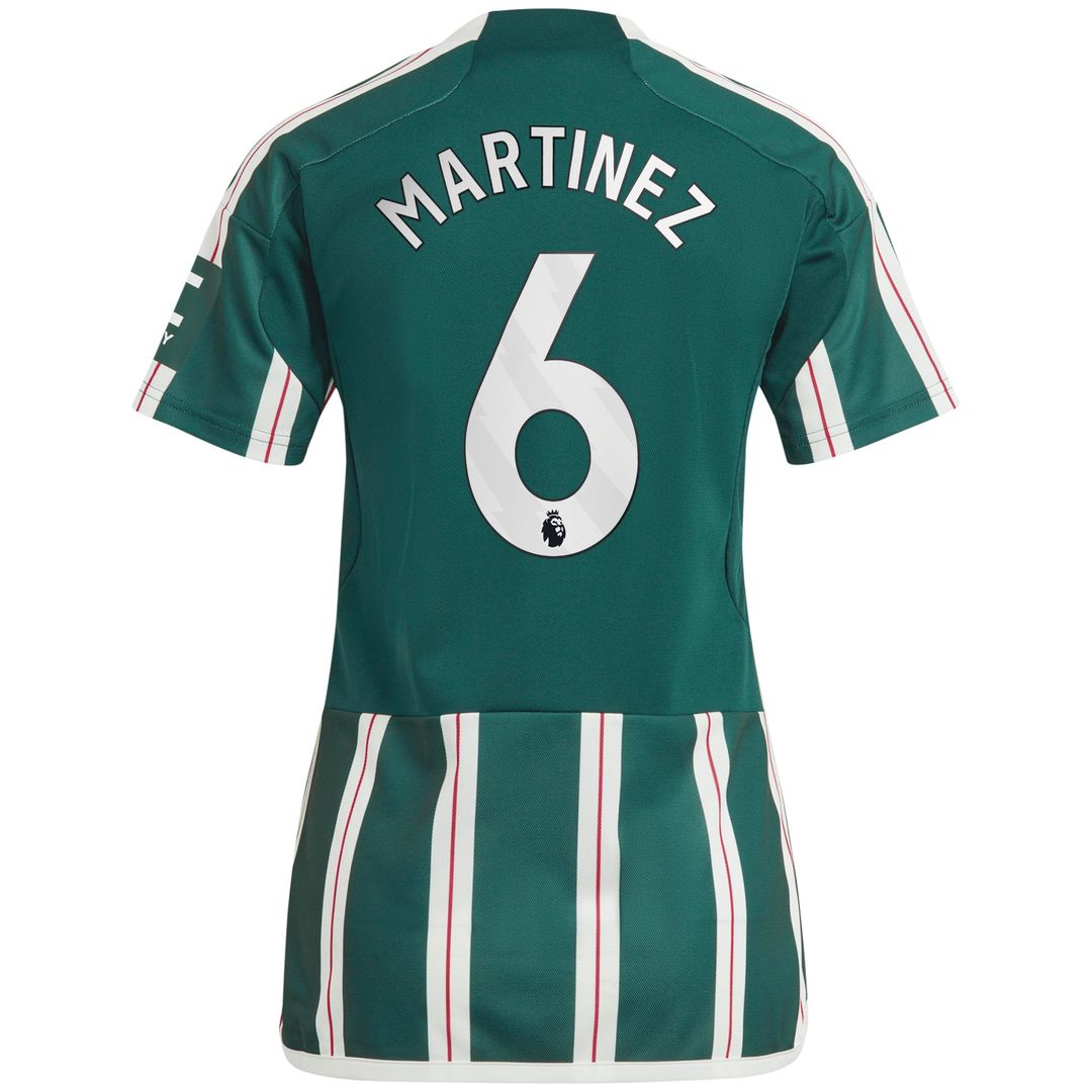 Lisandro Martínez Manchester United adidas Women's 2023/24 Away Replica Player Jersey - Green