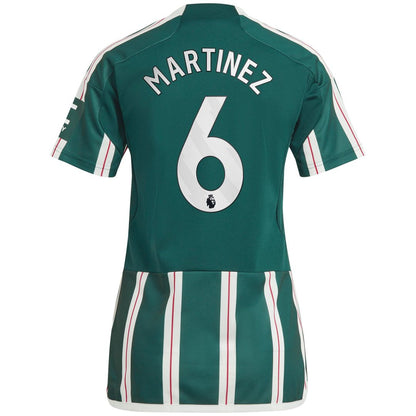Lisandro Martínez Manchester United adidas Women's 2023/24 Away Replica Player Jersey - Green
