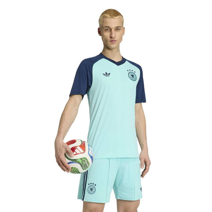 Germany National Team adidas 2026 Pre-Match Top - Turquoise