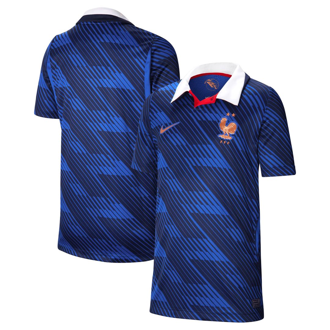 France National Team Nike Youth 2026 Home Stadium Replica Jersey - Blue