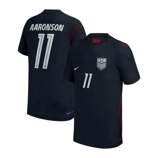 Brenden Aaronson USMNT Nike Youth 2026/27 Away Match Authentic Jersey - Blue