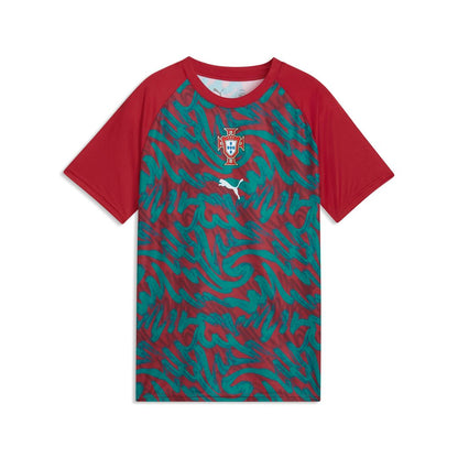 Portugal National Team Puma Youth Pre-Match Jersey - Red