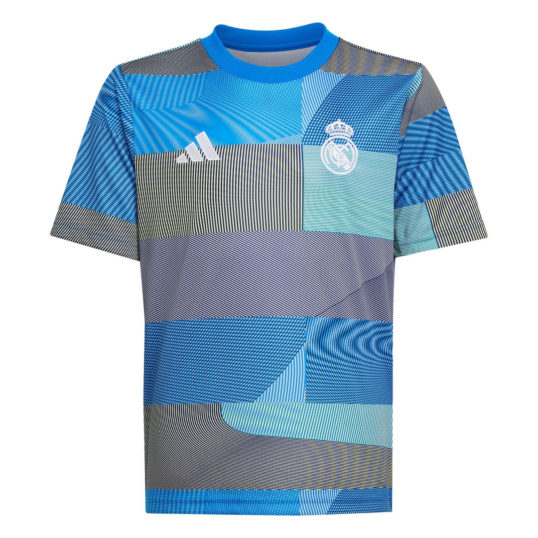 Real Madrid adidas Youth 2025/26 Pre-Match AEROREADY Top - Blue