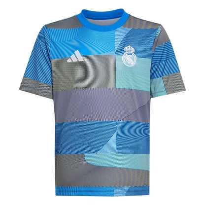 Real Madrid adidas Youth 2025/26 Pre-Match AEROREADY Top - Blue