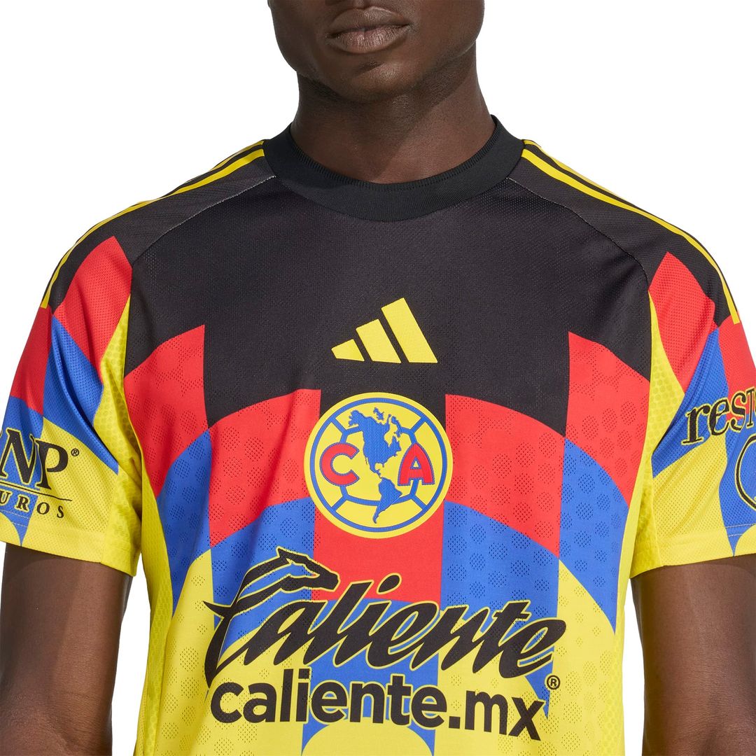 Club America adidas 2025/26 Home Authentic Jersey - Yellow