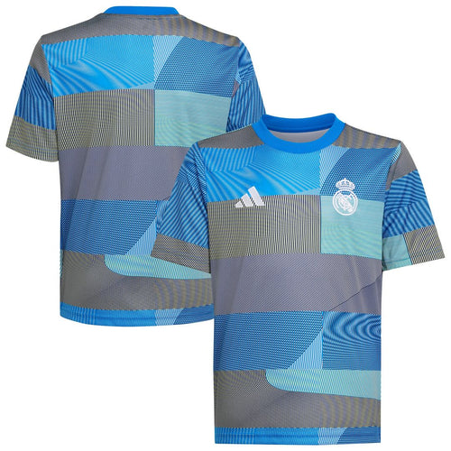 Real Madrid adidas Youth 2025/26 Pre-Match AEROREADY Top - Blue