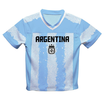 Julián Álvarez Argentina National Team Vive La Fete  Football Jersey - Light Blue