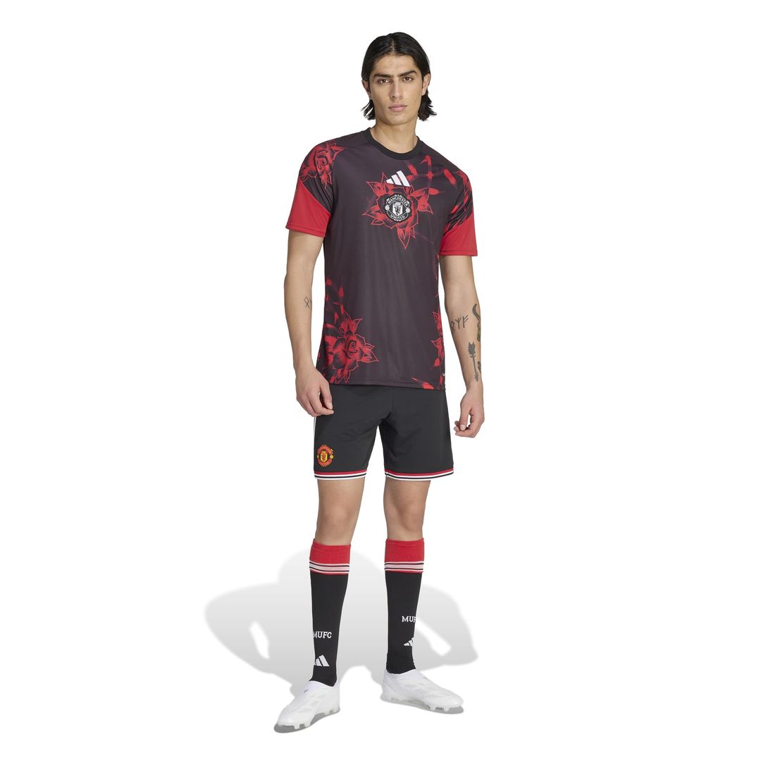 Manchester United adidas Home 2026/27 Pre-Match Top - Black
