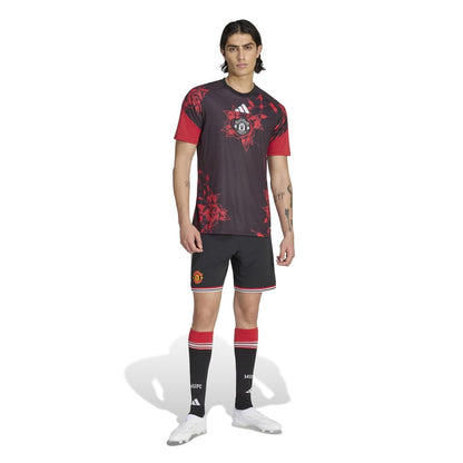 Manchester United adidas Home 2026/27 Pre-Match Top - Black