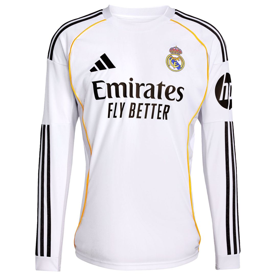 Rodrygo Real Madrid adidas 2025/26 Home Replica Jersey - White