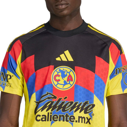 Club America adidas 2025/26 Home Authentic Jersey - Yellow
