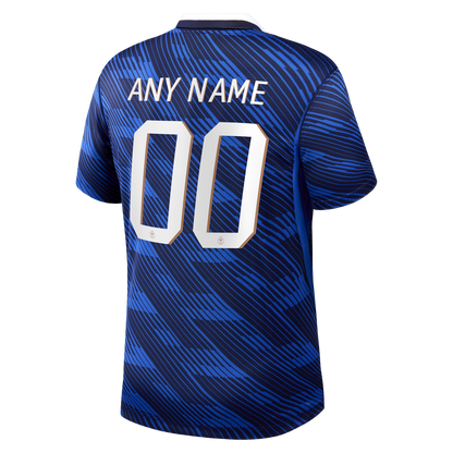 France National Team Nike 2026 Home Stadium Replica Custom Jersey - Blue