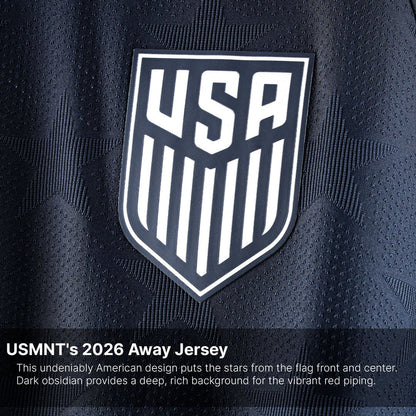 Timothy Weah USMNT Nike Youth 2026 Away Match Authentic Jersey - Blue