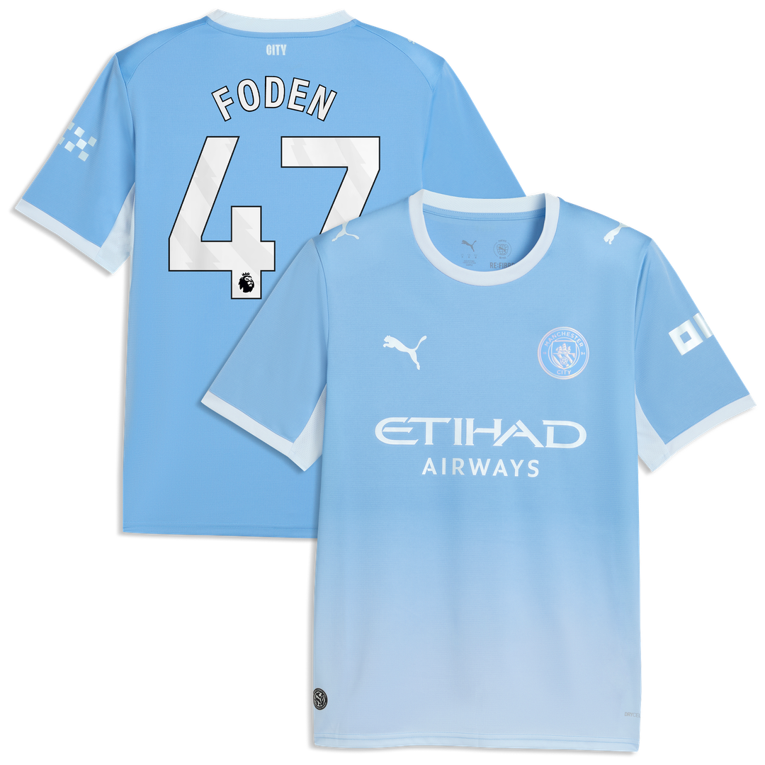 Phil Foden Manchester City Puma 2026/27 Home Replica Jersey - Light Blue