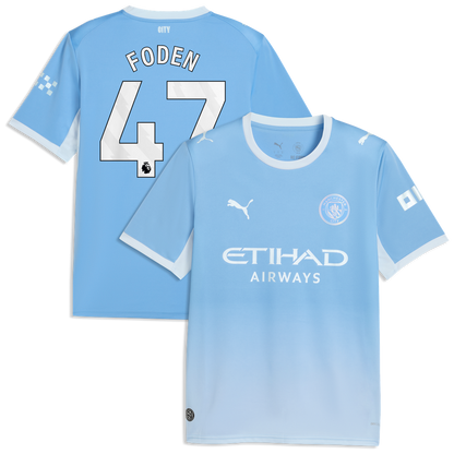 Phil Foden Manchester City Puma 2026/27 Home Replica Jersey - Light Blue