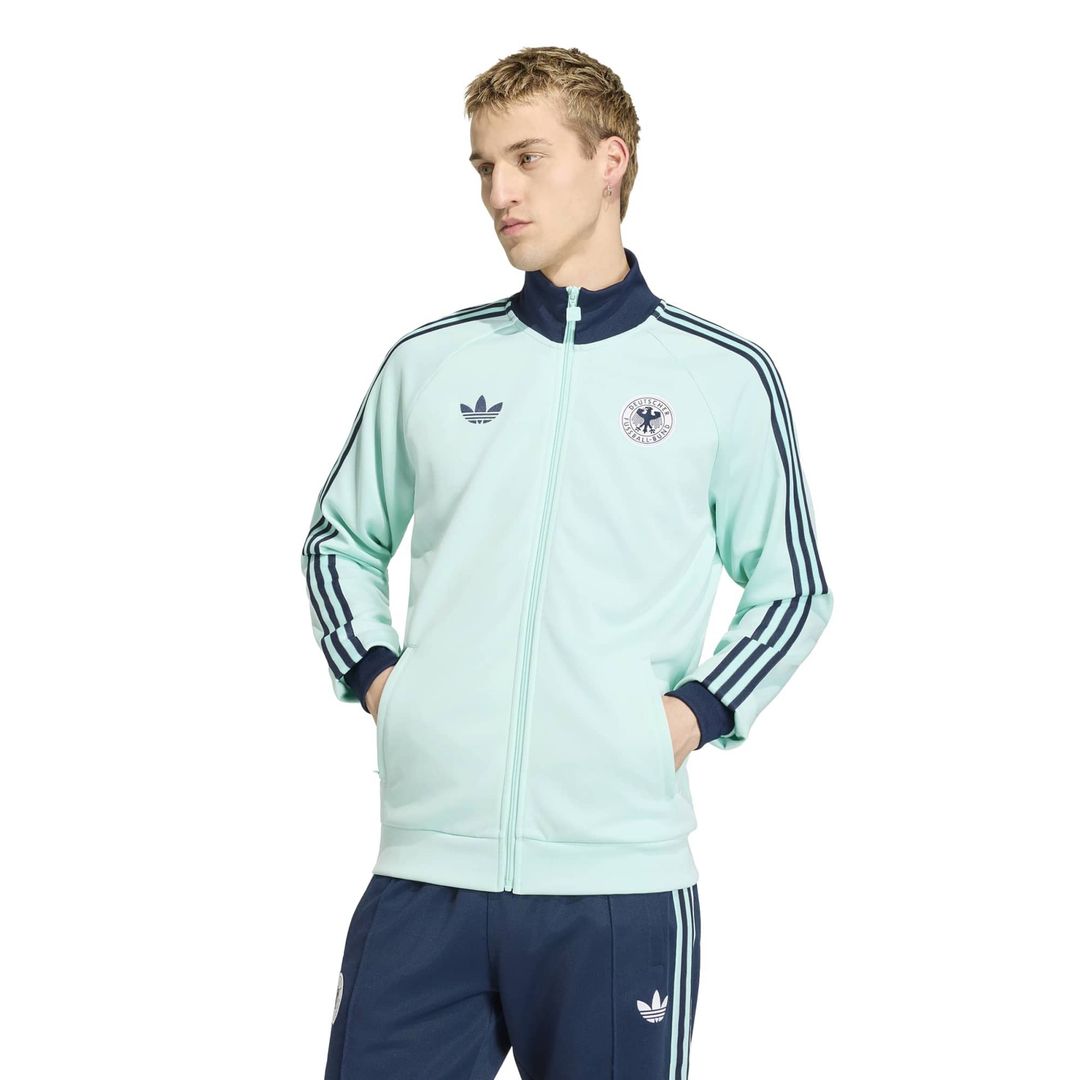 Germany National Team adidas Originals Full-Zip Track Jacket - Turquoise