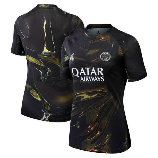 Paris Saint-Germain Jordan Brand Women's 2025/26 Fifth Stadium Replica Jersey - Black
