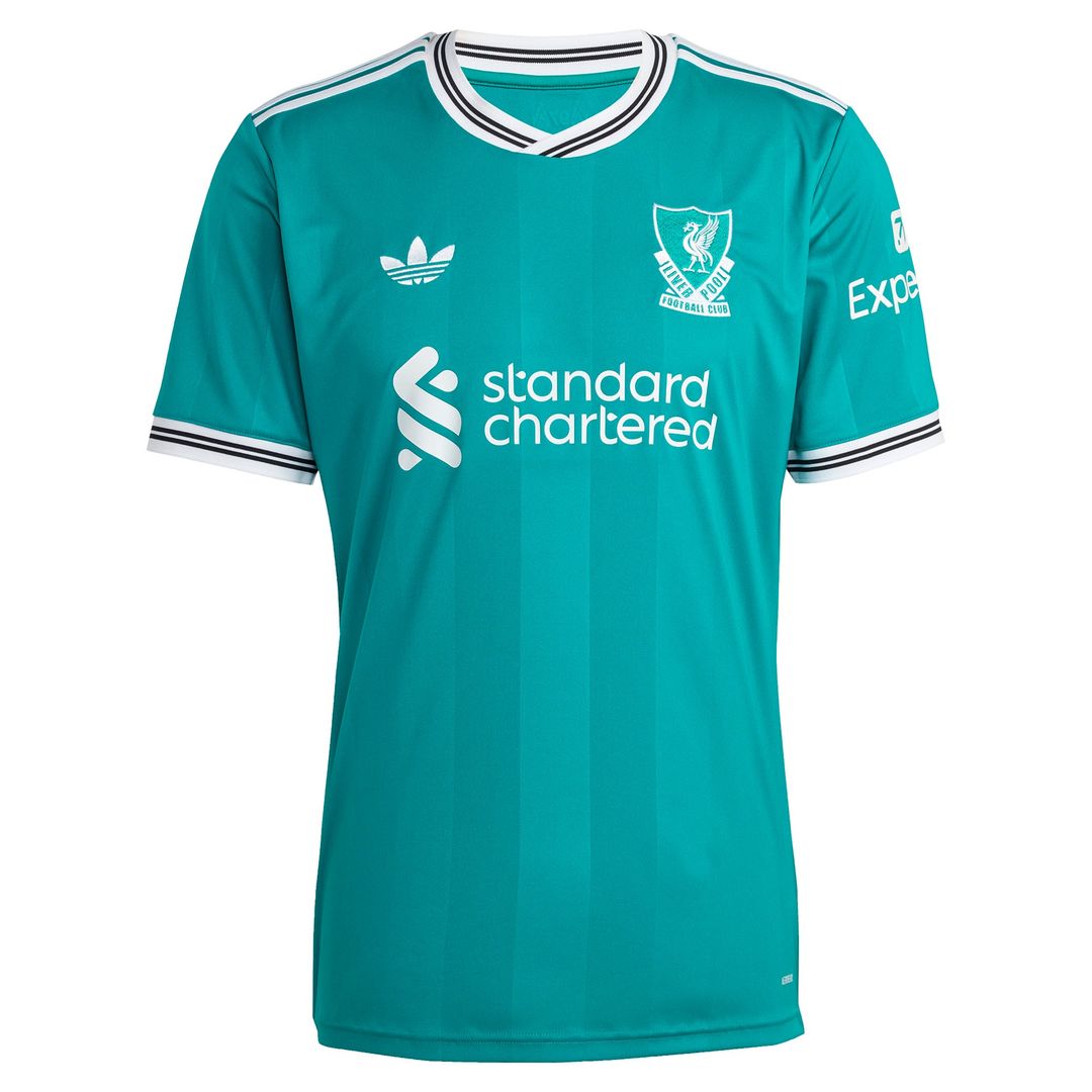 Liverpool adidas 2025/26 Third Replica Custom Jersey - Green
