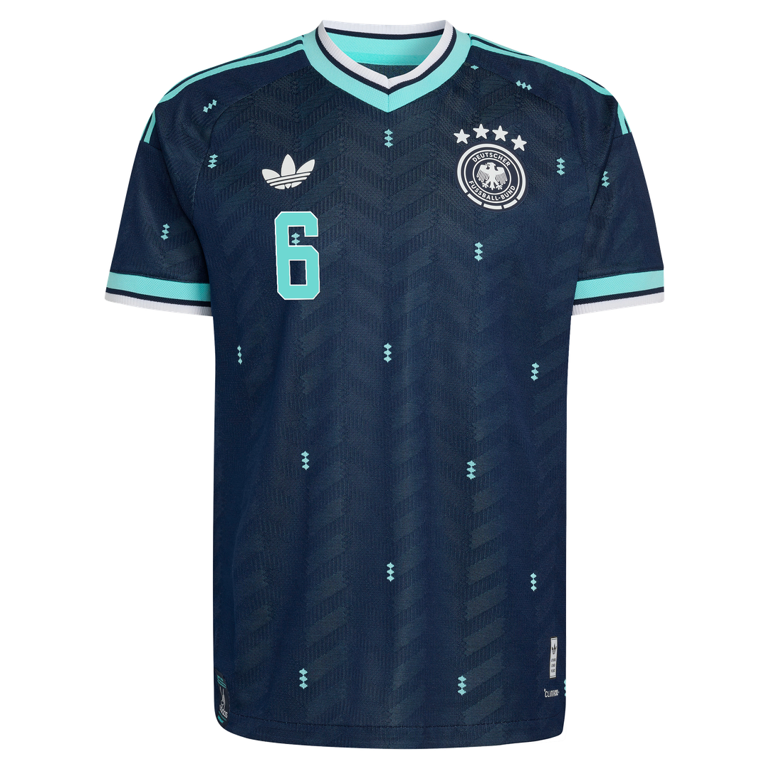 Joshua Kimmich Germany National Team adidas 2026 Away On-Field Authentic Jersey - Navy
