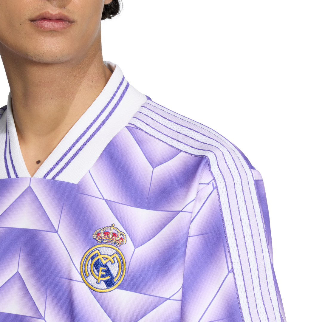 Real Madrid adidas Unisex Lifestyler Fashion Jersey - Purple
